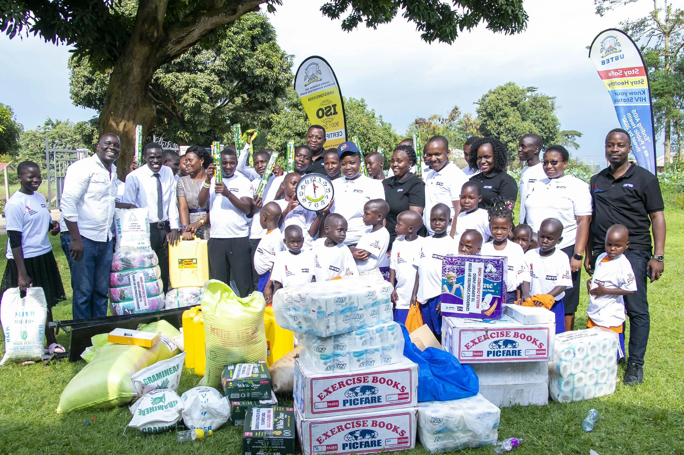 UBTEB Donates Essential items to UWESO, Masulita Children's Home